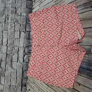 Gap pink print print shorts size 4